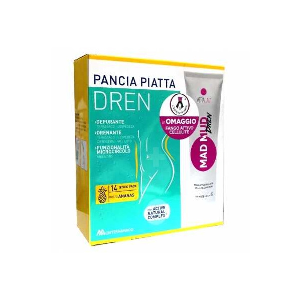 Montefarmaco Otc Pancia Piatta Dren Ananas 14 Bustine Stick Pack