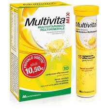 MultivitaMix Integratore Alimentare Multivitaminico 30 Compresse Effervescenti