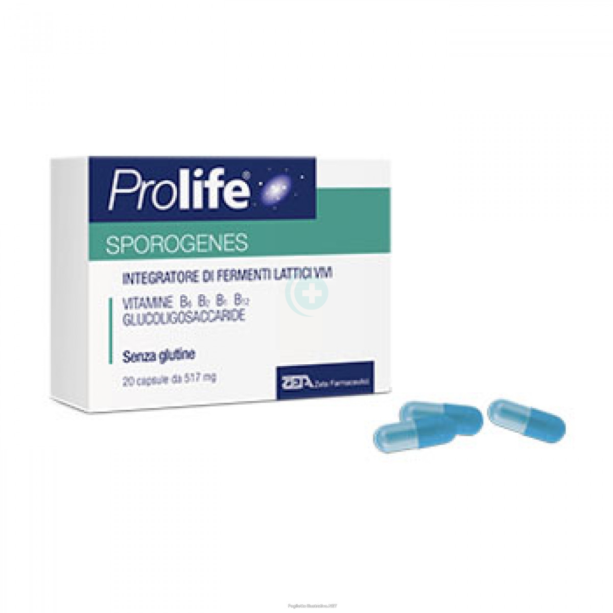Prolife Linea Intestino Sano Sporogens Integratore Alimentare Fermenti 20Capsule