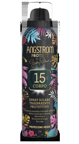 Angstrom Linea Protect Instadry SPF15 Spray Solare Trasparente by Giulia Salemi