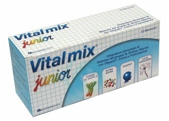 Vital mix Junior Energia per l'Organismo Tonico con Vitamina B 12 Flaconcini