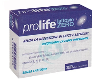 Prolife Lattosio Zero Integratore Alimentare di Fermenti Lattici 30 Capsule