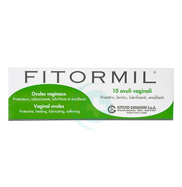 Ganassini Linea Dermatologica Fitormil Ovuli Protettivi Lubrificanti 10 Ovuli 3g