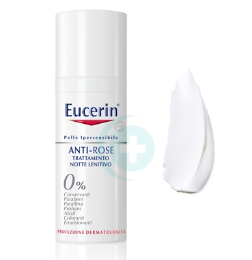 Eucerin Linea Pelli Ipersensibili Anti-Rose Notte Trattamento Lenitivo 50 ml