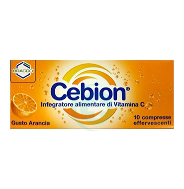 Cebion Linea Difese Immunitarie Vitamina C Integratore 10 Compresse Efferv Aranc