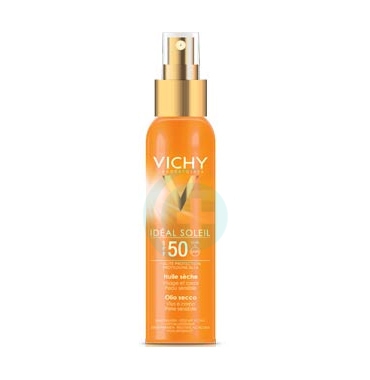 Vichy Linea Ideal Soleil SPF50 Olio Solare Secco Idratante Protettivo 125 ml