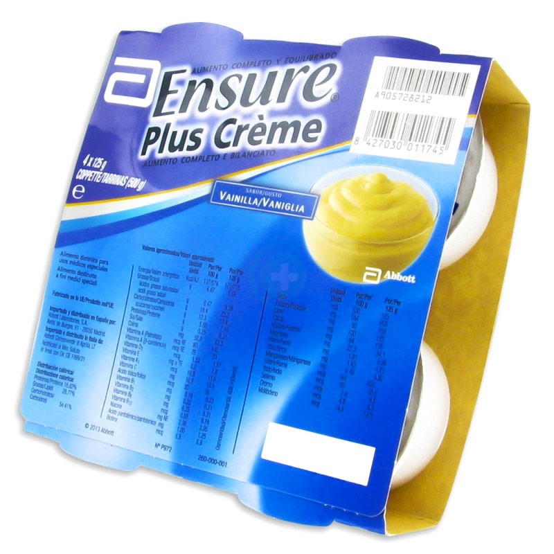 Abbott Linea Nutrizione Domiciliare Ensure Plus Crema Integrazione Gusto Vanigli