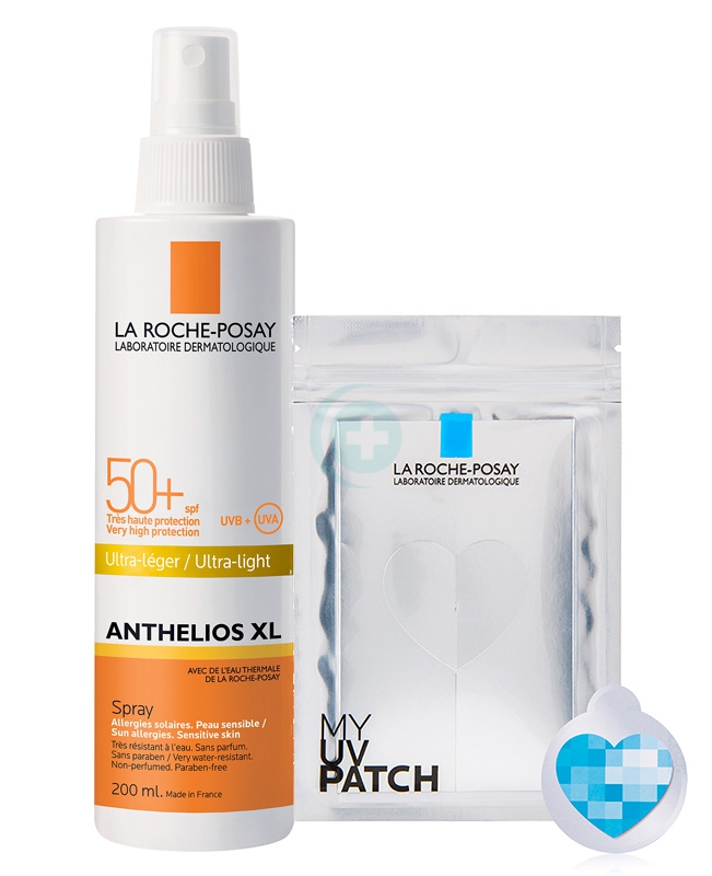 La Roche Posay Linea Anthelios SPF50+ XL Spray Ultra Leggero 200ml + My UV Patch