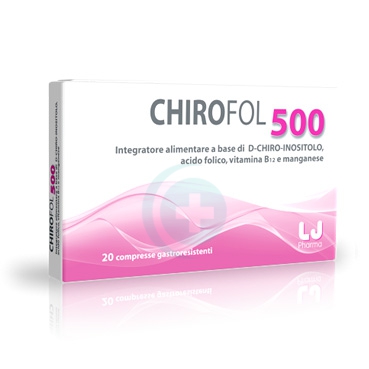 LJ Pharma Linea Benessere Donna Chirofol 500 Integratore Alimentare 20 Compresse