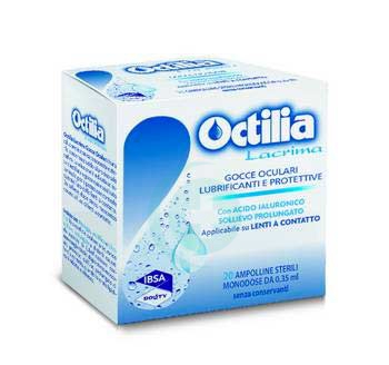 IBSA Linea Salute degli Occhi Octilia Lacrima Lubrificante Protettivo 20 Fiale