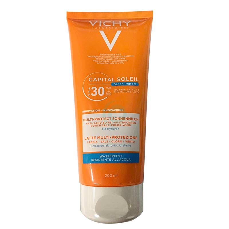 Vichy Linea Capital Soleil SPF30 Latte Solare Multiprotezione Sabbia Vento 200ml