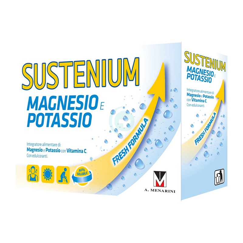 Menarini Linea Sali Minerali Sustenium Magnesio Potassio Integratore 28 Buste Of