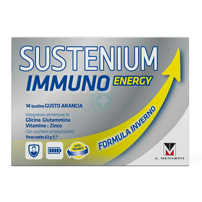 Menarini Linea Difese Sustenium Immuno Energy Integratore 14 Buste Arancia