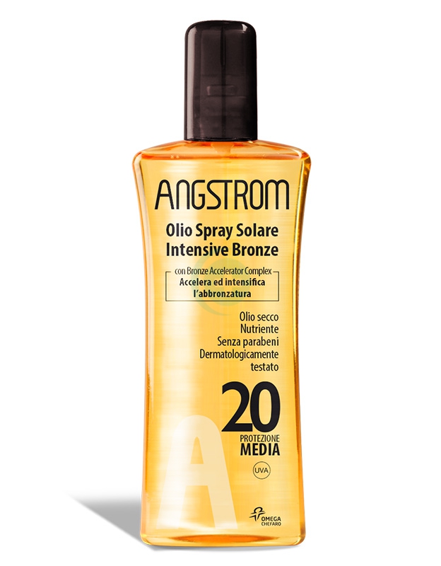 Angstrom Linea Protect Instadry SPF20 Olio Solare Nutriente Spray Corpo 150 ml