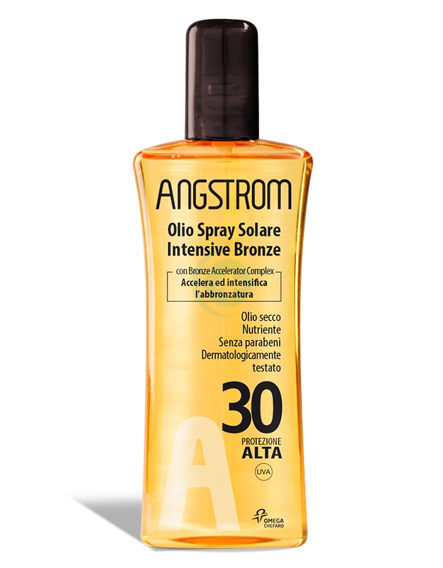 Angstrom Linea Protect Instadry SPF30 Olio Solare Nutriente Spray Corpo 150 ml
