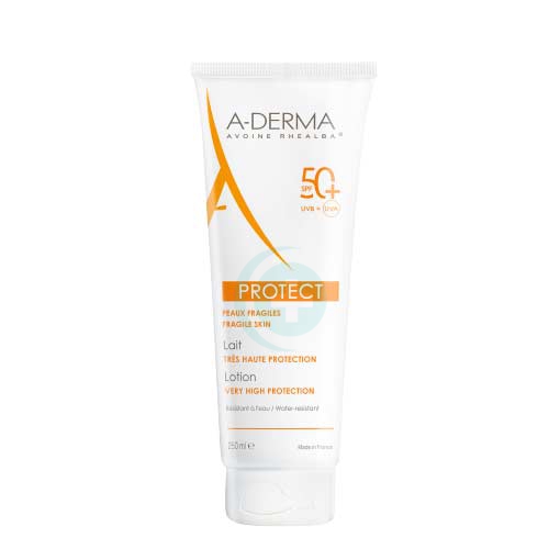 A-Derma Linea Solare Protect SPF50+ Protezione Altissima Latte 250 ml