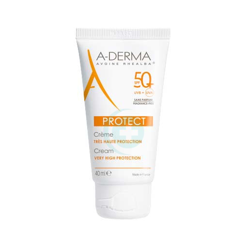 A-Derma Linea Solare Protect SPF50+ Protezione Altissima Senza Profumo 40 ml
