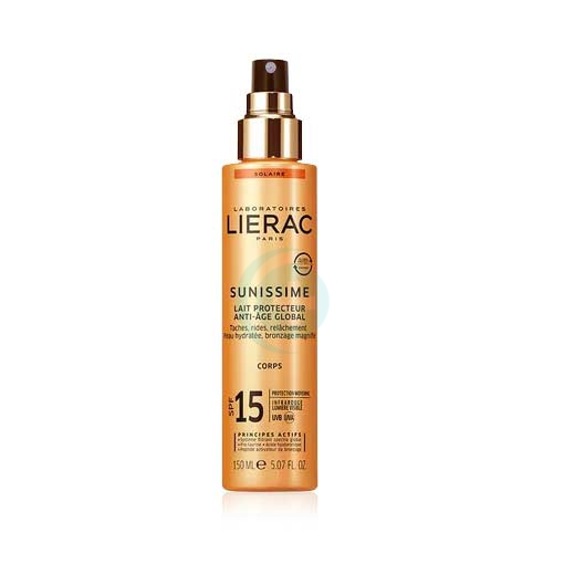 Lierac Linea Sole Sunissime SPF15 Latte Energizzante Anti-Age Global Corpo 150ml