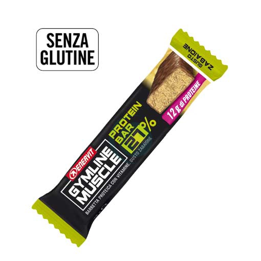 Enervit Sport Linea Gymline Muscle Protein Bar 30 Barrette Zabaione