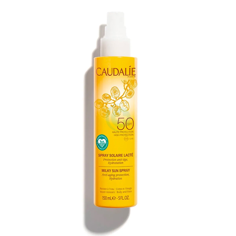 Caudalie Linea Soleil Divin SPF50 Lact� Spray Solare Idratante Viso Corpo 150 ml