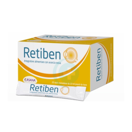 Orsana Italia Linea Occhi Sani Retiben Integratore Alimentare 20 Buste Stick