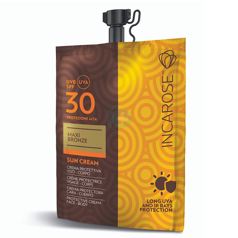 Incarose Linea Solare Maxi Bronze SPF30 Sun Cream Crema Protettiva 50 ml