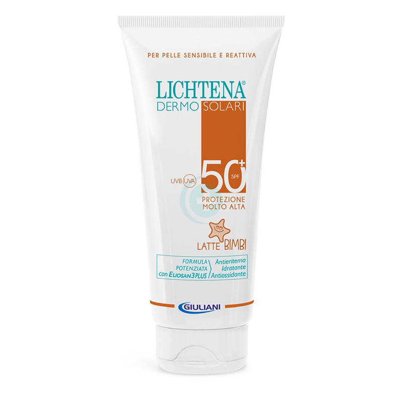 Lichtena Linea Dermosolari Bimbi SPF50+ Spray Pelli Sensibili Irritabili 200 ml