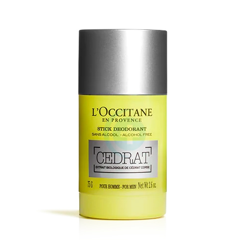 L'Occitane Linea Cedrat Uomo Rivitalizzante Energizzante Deodorante Stick 75 g