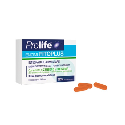 Prolife Linea Intestino Sano Enzimi Fitoplus Integratore Fermenti 20 Capsule