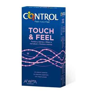 Control Linea Contraccezione Protezione 6 Profilattici Adapta Touch e Feel